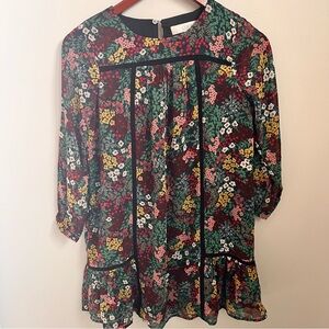 Loft indie boho prairie relaxed fit women dress size XXSP